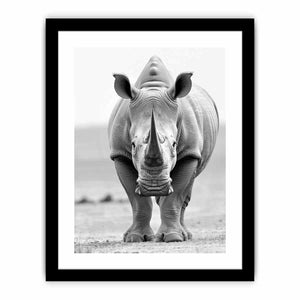 Rhino Art Print