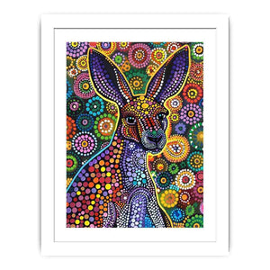 Kangaroo Streched canvas