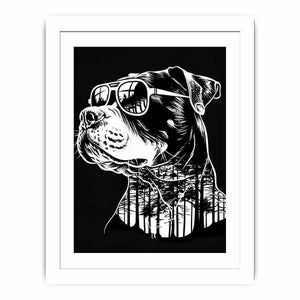 Dog Streched canvas