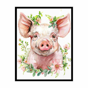 Cute Pig Painting