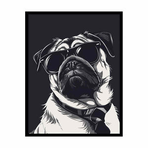 Smart Pug Painting