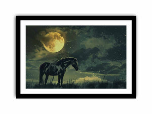 Full Night Moon Art Print