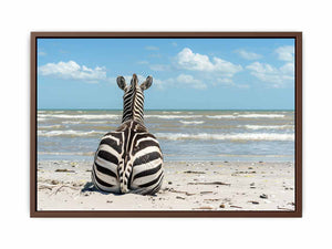 Calm Zebra Poster