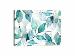 Leaves Petals Canvas Print