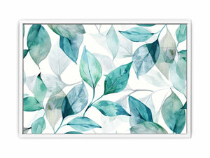 Leaves Petals Framed Print
