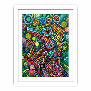 Lizard Streched canvas