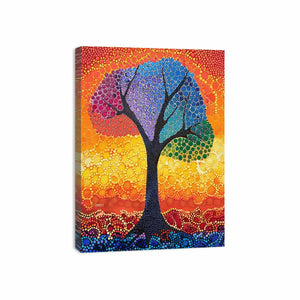 Colorful Tree Canvas Print