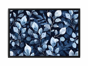 Blue Leaves Painting