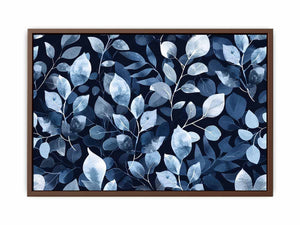 Blue Leaves Poster