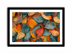 Colorful Leaves Art Print