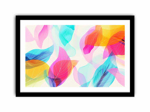 Abstract Leaves Art Print
