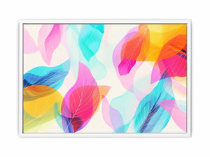 Abstract Leaves Framed Print