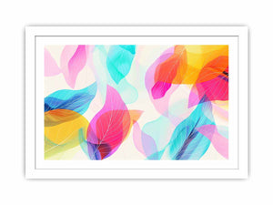 Abstract Leaves Streched canvas