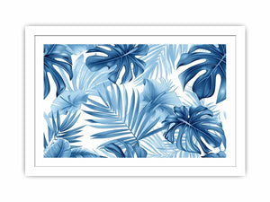 Tropical Leaves Streched canvas