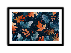 Winter Leaves Art Print