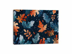 Winter Leaves Canvas Print