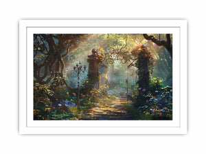 Garden Gate Streched canvas
