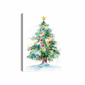 Christmas Tree Canvas Print