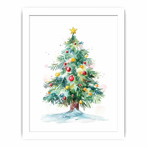 Christmas Tree Streched canvas
