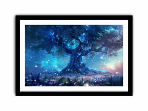 Galaxy Tree Art Print