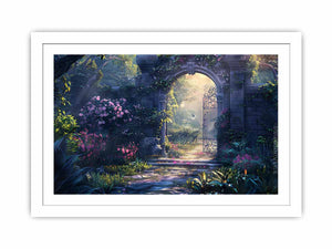 Garden Gate Streched canvas