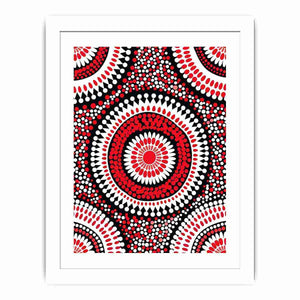 Red Centre Streched canvas