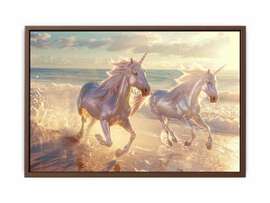 Along the Beach Poster