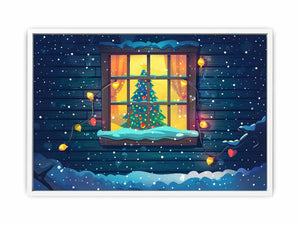 Christmas Window Framed Print