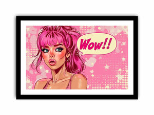 Wow Art Print