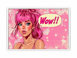 Wow Framed Print