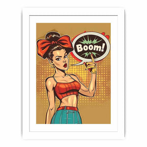 Boom Streched canvas