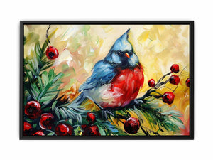 Festive Sparrow Painting