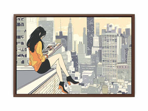 Roof Top Skyline Poster