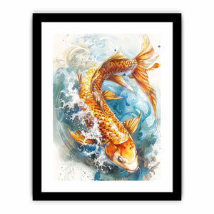 Lucky Koi Art Print