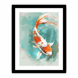 Lucky Koi Fish Art Print