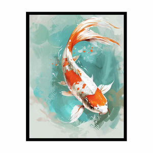 Lucky Koi Fish Painting
