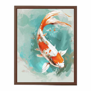 Lucky Koi Fish Poster