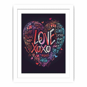 Love Xoxo Streched canvas