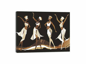 Group Dance Canvas Print