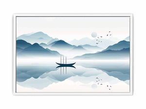 In the Lake Framed Print