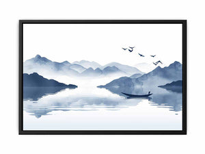 In the Lake Painting