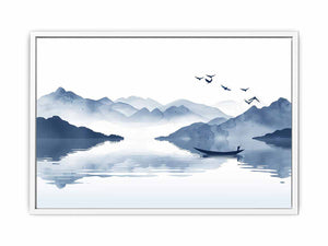 In the Lake Framed Print
