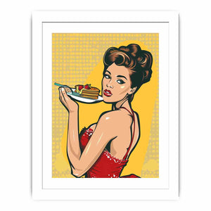 Breakfast Streched canvas