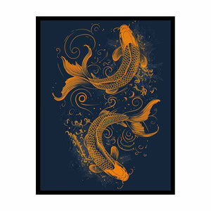 Lucky Koi Fish Painting