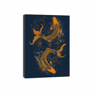 Lucky Koi Fish Canvas Print