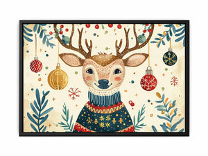 Festive Deer Painting