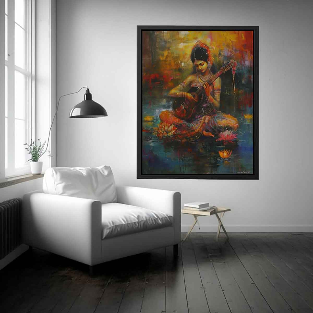 Sarasvati Painting