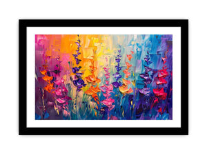 Abstract Flower Buds Art Print