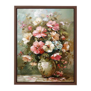 Flowers and Vase Poster