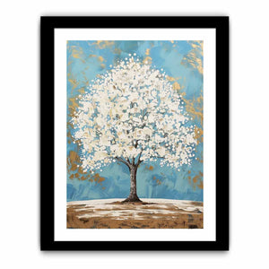 White Tree Art Print